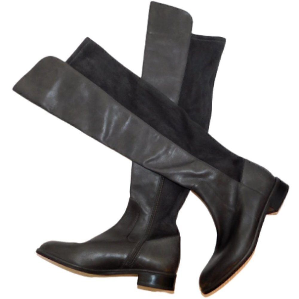 VIA SPIGA Itala 50/50 Stretch Leather Over the Knee boots sz 5 M New